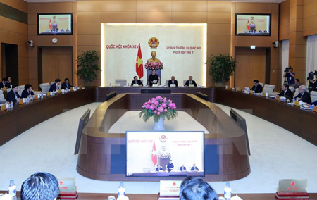 Chủ tịch Quốc hội Nguyễn Thị Kim Ngân chủ trì và phát biểu khai mạc Phiên họp thứ 7 của Ủy ban Thường vụ Quốc hội.